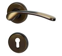 Amos alpertec-r poignée de porte en laiton bruni pour wohnungseingangstüren pZ r de la marque haeusler-shop poignée de porte, 32740573