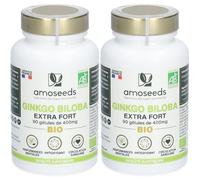 amoseeds GINKGO BILOBA BIO, EXTRA FORT Capsule(S) 2x90 pc(s)