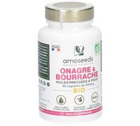 Amoseeds Huile Onagre et Bourrache Bio Capsule(S) 90 pc(s)