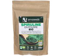 AMOSEEDS Spiruline En Poudre Bio 250 g