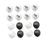 Amosfun 1 Ensemble Ballons Animaux Latex pour Anniversaire Ballons Zebra Décoration Festive pour Célébrations