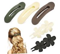 Amosfun 1 Ensemble Épingle à Cheveux Bec De Canard Fleur Pinces à Cheveux Coiffure Fleurs Pinces à Cheveux Floral Coup De Décoratif Filles Pour Rose Style En Forme De Plastique