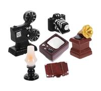 Amosfun 1 Ensemble Lampe à Kérosène Phonographe pour Accessoires de Maison