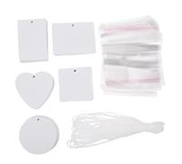 Amosfun 1 Ensemble Set de Feutre pour Sublimation Diy Aromathérapie Automobile avec Élastique Accessoires de Décoration Intérieure Personnalisation Facile et Durable
