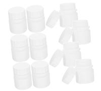 Amosfun 1 Jeu Bouteille Solide Hdpe Bouteilles Avec Bouchon Bouteille De Pilules Récipient Faire La Fête Voyage Portable Détient Stockage Mince Avec Du Blanc Petit Blanche Pehd 12 Pièces