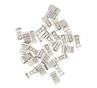 Amosfun 1 Jeu Clips De Câbles Solaires Inoxydable Lot Pour Gestion De Câbles Fixation De Fils À Humidité Facile À Installer 30 Pièces