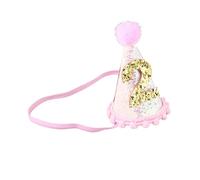 Amosfun 1 Pc Bandeau Anniversaire 2 Ans Bande De Cheveux De De Bébé Chapeau 1er Anniversaire Fille Faveurs Du 2e Anniversaire 2 Chapeau De Fête Princesse Conique