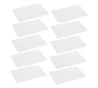 Amosfun 10 Pièces Cartes Nettoyage Lecteur Carte Pos Réutilisables Nettoyant Terminal Compatible Imprimantes Reader Cleaner