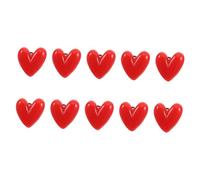 Amosfun 10 Pièces Épingles En Forme De Coeur Rouge Broches En Émail Pour Femmes Épingles À Revers En Métal Épingles En Forme De Coeur Épingle De Saint Valentin Robe Vêtements Bijoux