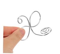 Amosfun 10 Pièces Lotus Table Number Holders Metal Card Stand Elegant Flower Design For Wedding Reception Anniversary Business Cards Memo Notes