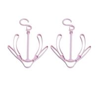 Amosfun 10 Pièces Séchoir à Chaussures à Double Crochet, Rose en PP | Clips Latéraux Doubles, Séchage à L’air et Maintien de Forme, pour Baskets et Sandales