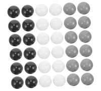 Amosfun 100 pièces Balles de Piscine Éducatives pour Garçon Fille Balles Rondes Colorées Jouets pour Jeux de Fête et Noir Blanc Gris