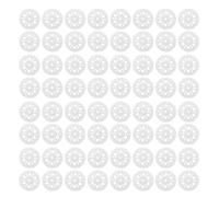 Amosfun 100 Pièces Lot de Rondelles Isolantes pour Clous Isolation Accessoires Durables pour Fixation de Panneaux Isolants Travaux de Plafond