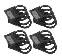 Amosfun 100 pièces Push Button Switch Identification Signs With Plastic Labels For Electrical Box Panels Weatherproof And Easy-to-install Switch Notice Board For Commercial And