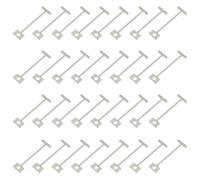Amosfun 100pièces Épingles Acier pour Nivellement de Carrelage Aiguilles de Remplacement Réutilisables pour Pose Murale et Sol Stabilité Renforcée et Résistance Corrosion