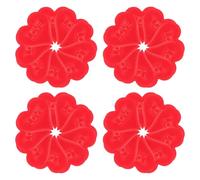 Amosfun 100pièces Pétales Confettis Forme Cœur Petits Éparpillés Décoration Table Mariage Saint-Valentin Anniversaire