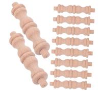 Amosfun 10pièces Colonne Armoire à Vin Colonne pour Meubles De Cuisine Et Salle à Manger Décoration Intérieure avec Sculptures Détaillées
