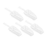 Amosfun 10pièces Cuillères Doseuses Plastique Transparentes Mini Pelles Multifonctions pour Cuisine Glace Bonbons Café Thé Compactes Légères Pratiques pour Fêtes et Usage Quotidien