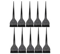 Amosfun 10pièces Pinceaux Coiffure Professionnels pour Teinture Capillaire Outil avec Manche Ergonomique Accessoires Salon et Usage Domestique Couleur Blonde Cendrée Couleur Aléatoire