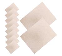 Amosfun 10pièces Plaque de Mica pour Micro-ondes Lot Rechange pour Guides Ondes Accessoire de Réparation pour Four à Micro-ondes