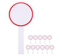 Amosfun 12 Pièces Tableau Blanc à Main Réutilisable, Simple Face | Juges et Cartes de Vote, Surface Vierge Réinscriptible, Format Portatif, Usage Arbitre