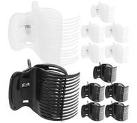 Amosfun 12 Pinces à Cheveux Chauffantes en Abs Légères et Multifonctionnelles pour Coiffure la Maison Salon, Accessoires Indispensables pour Cheveux Bouclés