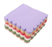 Amosfun 120 Pièces Serviettes de Fête Jetables pour Anniversaire et Bridal Showers, en Pâte de Bois 2 Plis Bords Festonnés Nettoyage Rapide et Sûr, Style Boho