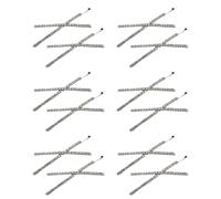 Amosfun 12pcs Pinces à Cheveux Strass en Alliage de Zinc Or, Faciles à Tenir et Résistantes, Accessoires pour Cheveux Mariage Femme et Rendez-