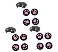 Amosfun 12pièces Capuchons De Pouce Pour Manette De Jeu Ergonomique Et Confortable Pour Joystick Compatible One Rose