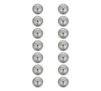 Amosfun 14 Pièces Billes D’acier Carbone 25,4 Mm - Billes de Roulement de Haute Précision Polies - Sphères Solides pour Roulements Industriels, Moyeux de Vélo et Mécanismes de Valve