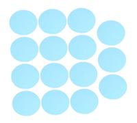Amosfun 15 Pièces Autocollants qui changent de couleur film lumineux transparent gel de couleur transparent filtre rond LED automatique l'animal de compagnie Bleu