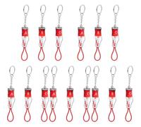 Amosfun 15pièces Pendentifs Halloween Forme De De Porte-clés Décoratifs Pour Fête Et