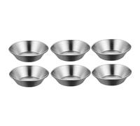 Amosfun 18 Pièces Moule À Aux Œufs En Acier Inoxydable Moule À Scone À Muffins Casseroles À Four Rond À Œufs Distributeur De Formule Pour Bébé À Madeleine s À