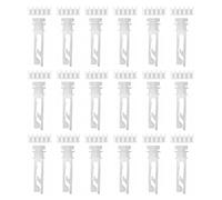 Amosfun 18ensembles Vertical Blind Replacement Stems and Gear Plastic Repair Accessories for Office and Home Curtains Easy Installation Parts for Window Blind Maintenance