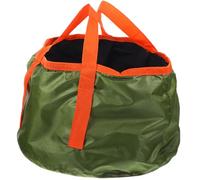 Amosfun 1pièce Bassine Pliable Étanche Polyester pour Camping et Voyage Seau à Eau Léger et Robuste Bassin Polyvalent pour Vaisselle Facile à Transporter et Ranger Cadeau pour Activités