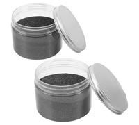 Amosfun 2 Boîtes Ensemble de Médias de Polissage Diamant 60/80 Grain pour Polisseur de Pierres, Compatible Métal et Céramique, Recharge Solide de 500g pour Projets de Bijouterie