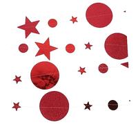 Amosfun 2 Ensembles Guirlande Étoile Suspendue de Décorations Élégantes pour Mariage Anniversaire Shower Festivités Événements Spéciaux