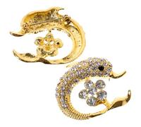Amosfun 2 Pcs Broche Poisson Broche Bijoux Fantaisie Mode Élégante Épingle pour Femmes Usage Quotidien