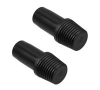 Amosfun 2 Pcs Embouts Filetés de Rechange pour Manche à Balai en Plastique Résistant Adaptateur de Rallonge Compatible Manches Métalliques Installation Facile Usage Domestique