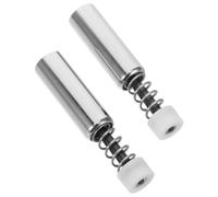 Amosfun 2 Pièces Amortisseur de Réfrigérateur en Acier Inoxydable Jaune, Compatible Porte de Congélateur et Porte de Four, Compatibilité, à Ressort