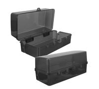 Amosfun 2 Pièces Boîte Étanche pour Multiprise Coffret Verrouillable Extérieur Pluie Protection Pluie Multiprise Électrique Boîtier de Jonction Électronique Aux Intempéries Adapté Recharge