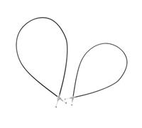 Amosfun 2 pièces Câble de Tirage pour Fauteuil Relax de Salon avec Base Hydraulique Caoutchouc Câble de Levage Portable pour Remplacement Accessoire Coiffeuse Contrôle Précis de