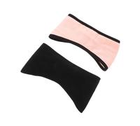 Amosfun 2 Pièces Cache-oreilles de Sommeil Ultra Doux Masque Yeux, Ajustable et Léger, Design sans Pression Voyages Siestes Longues