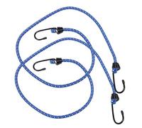Amosfun 2 Pièces Corde à Bagages Crochet de Corde de Cordon Accessoire Sangle de Porte-vélos réglable Sangles avec Crochets Cordon élastique Sangles de Panier de vélo Caoutchouc Blue