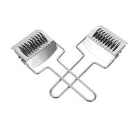 Amosfun 2 Pièces Coupe-pâtes Manuel Acier Inoxydable Coupe Nouilles Compact Outil Cuisine pour Fabrication Maison de Pâtes et Ramen Trancheur Pâte et Facile à Ranger