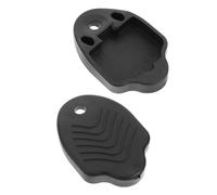 Amosfun 2 Pièces Couvre-Cales de Pédales de Vélo Auto-bloquantes | Protection Légère en Plastique Résine, Installation Facile et Remplacement Rapide, Noir pour Pédales