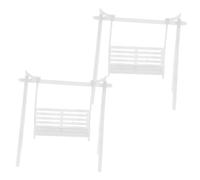 Amosfun 2 Pièces Cradle Suspendu Échelle pour Décor de Maison de Poupée Accessoires de Mobilier Miniature pour Projets DIY et Décorations de