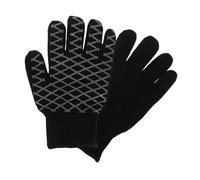 Amosfun 2 pièces de Grillade Résistants Chaleur avec Points Silicone Antidérapants pour Barbecue et Cuisine de Protection Épais et Durables pour Hommes et Femmes