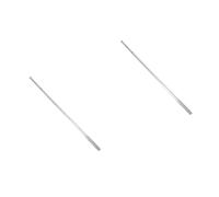 Amosfun 2 Pièces Essieu de Roue de Chariot en Fer Massif, 7,5mm, Argenté | Remplacement pour Chariot de Plage et Diable, Usage Extérieur, Marchés Humides, Stabilité Renforcée, Antidérapant
