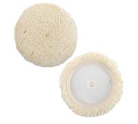 Amosfun 2 Pièces Lot de Disques de Polissage Laine Auto-adhésifs pour Polisseuse Automobile Couverture Protection Peinture et Restauration Brillance Rapide